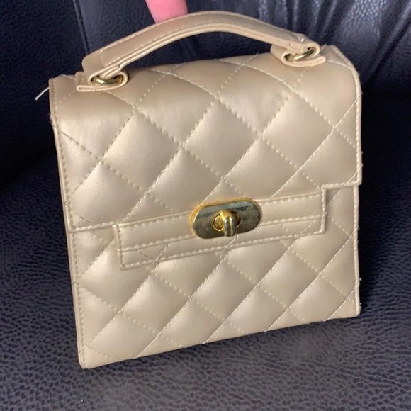 Handbags - Quilted Crossbody Satchel Hand Bag Shoulder Strap